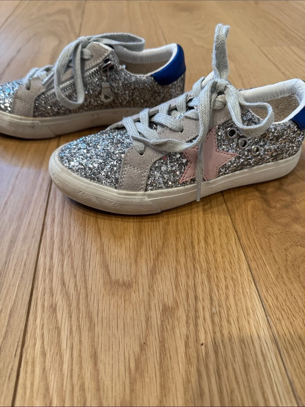 Vintage Havana Blair Silver Glitter Sneaker